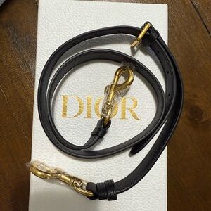 Dior Black Strap with Gold Clasp